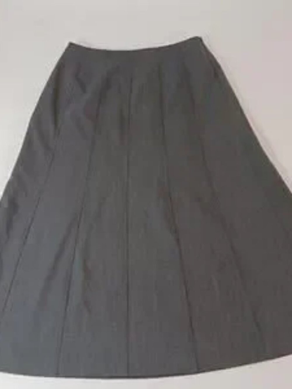 Women's Gray Rayon Spandex Blend A-Line Skirt Size 10